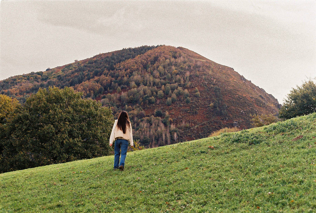 Sheepskin wool beige bolero