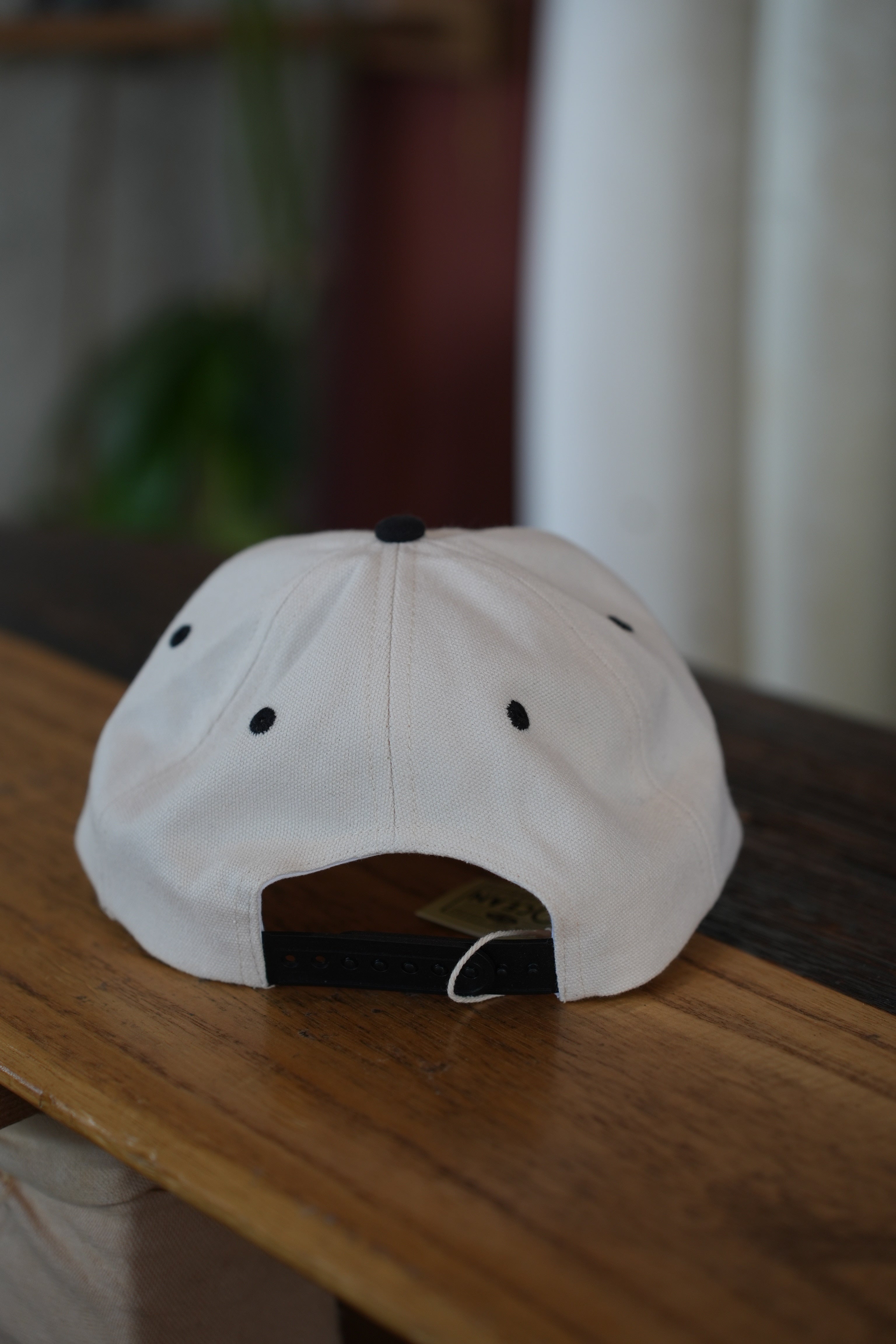Baseball Cap Classics Off White & Black・Rue de l'Océan