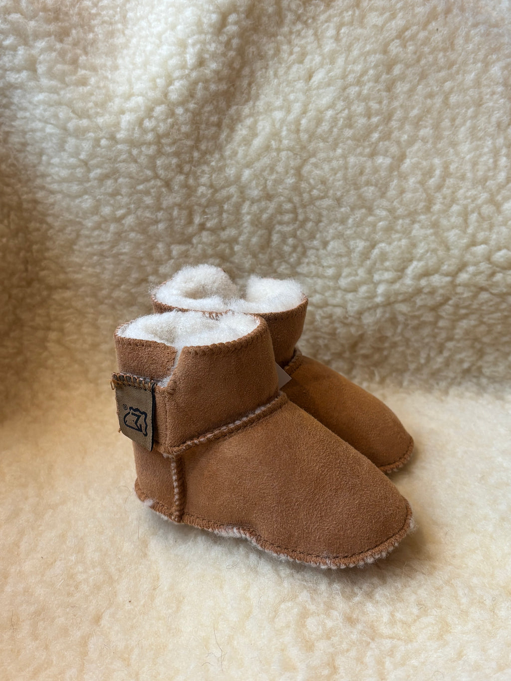 Children's sheepskin slippers