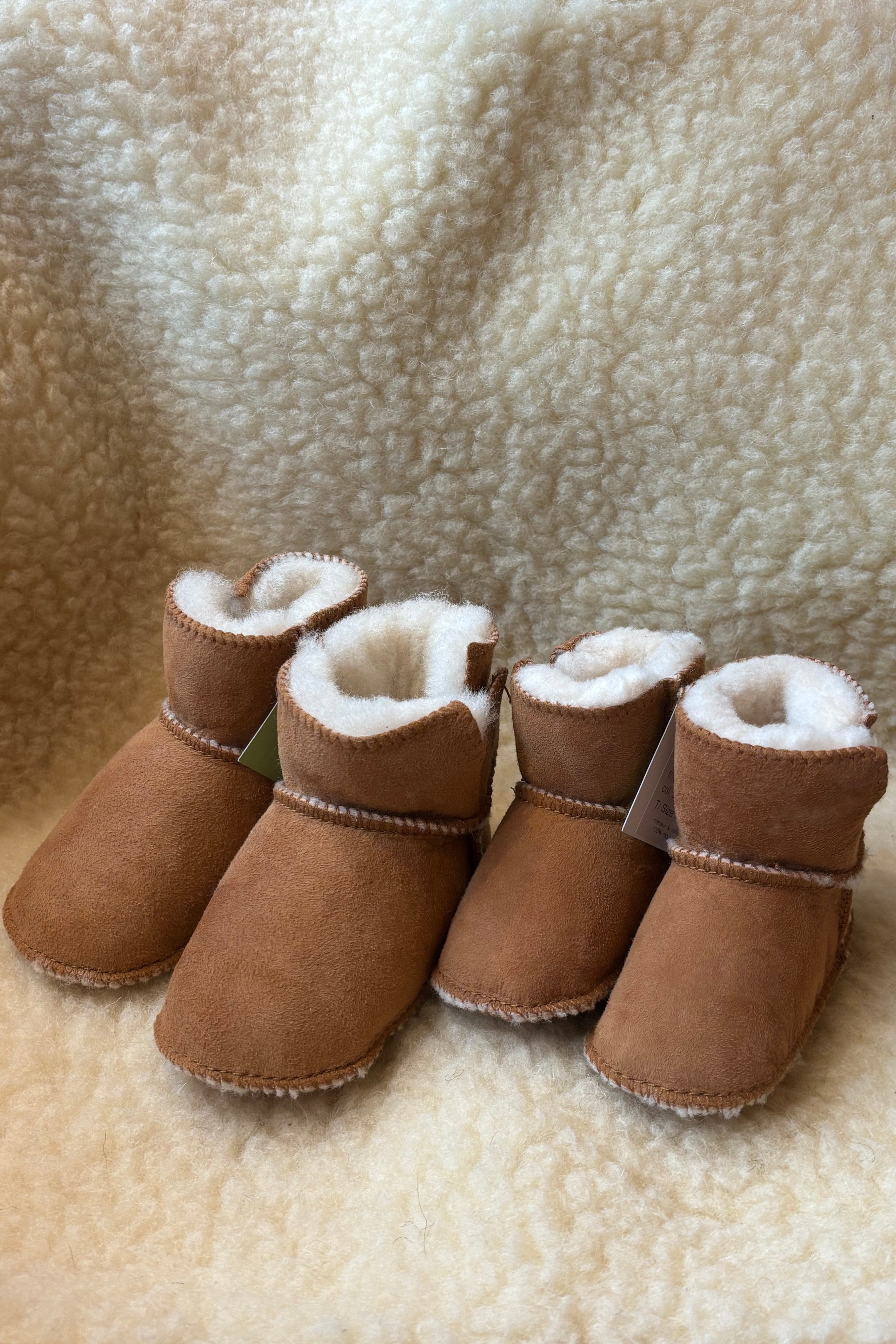 Children's sheepskin slippers