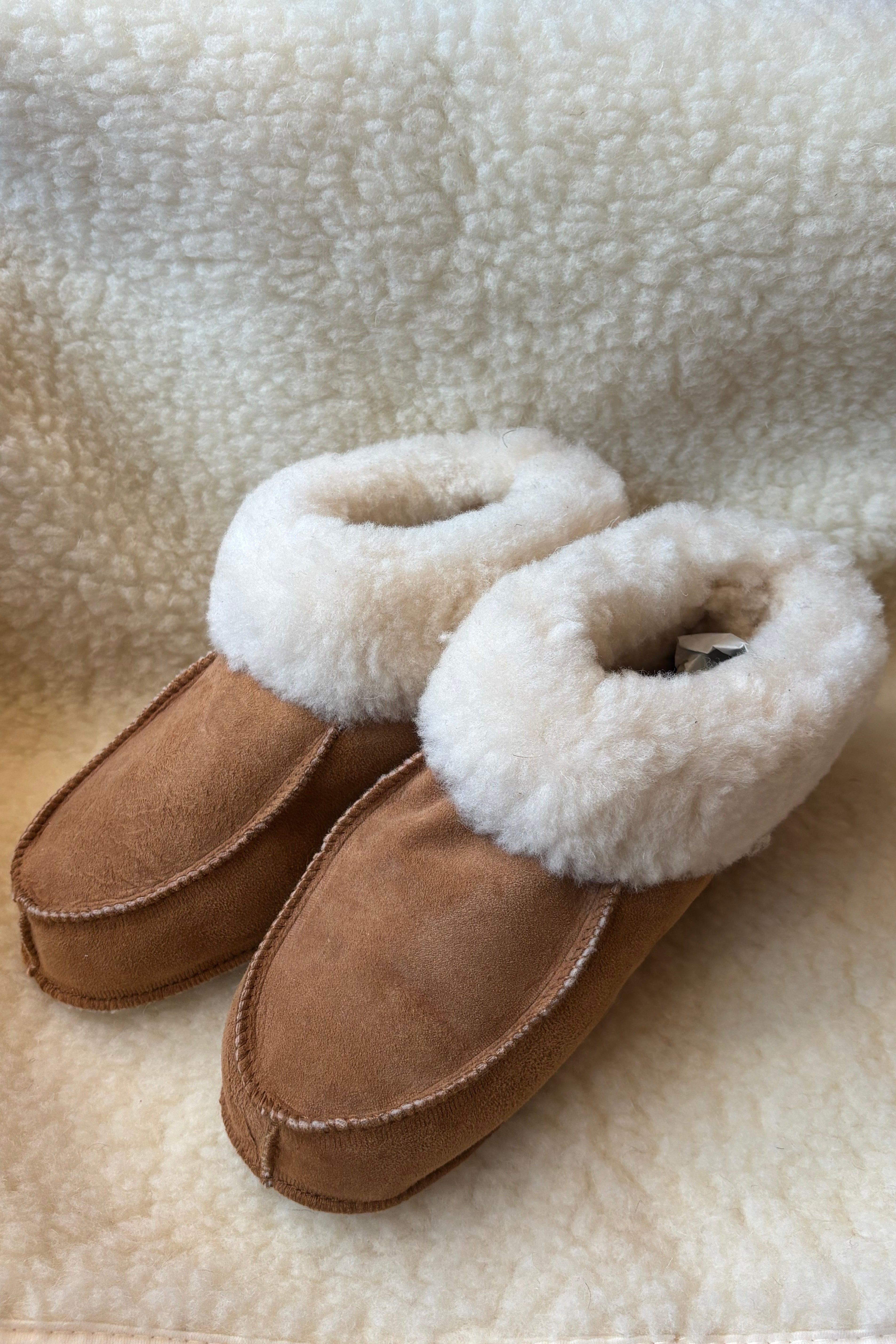 Sheepskin slippers