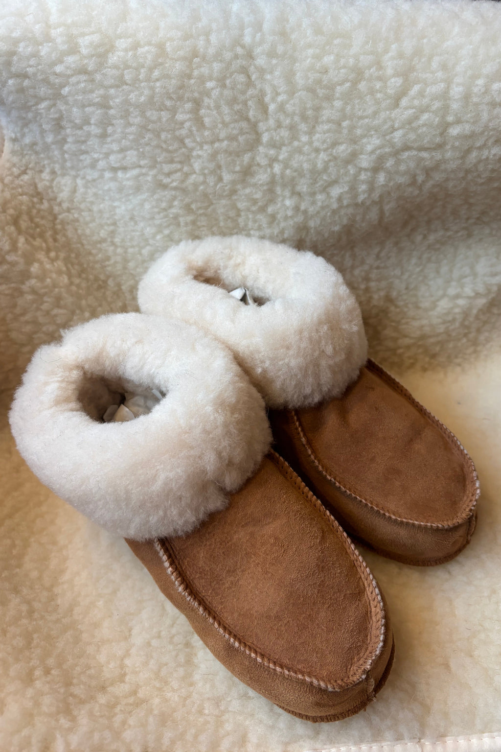 Sheepskin slippers