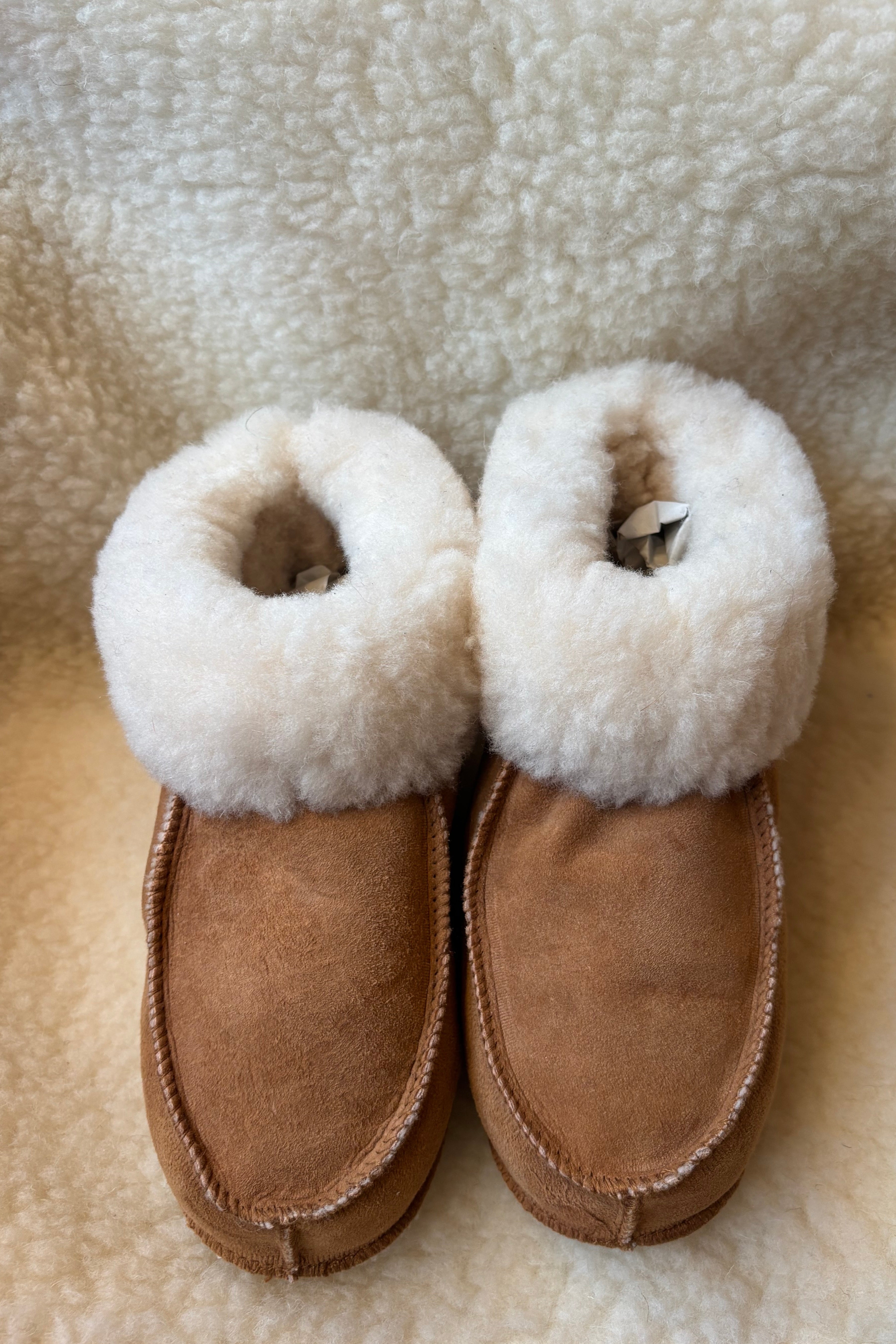 Sheepskin slippers