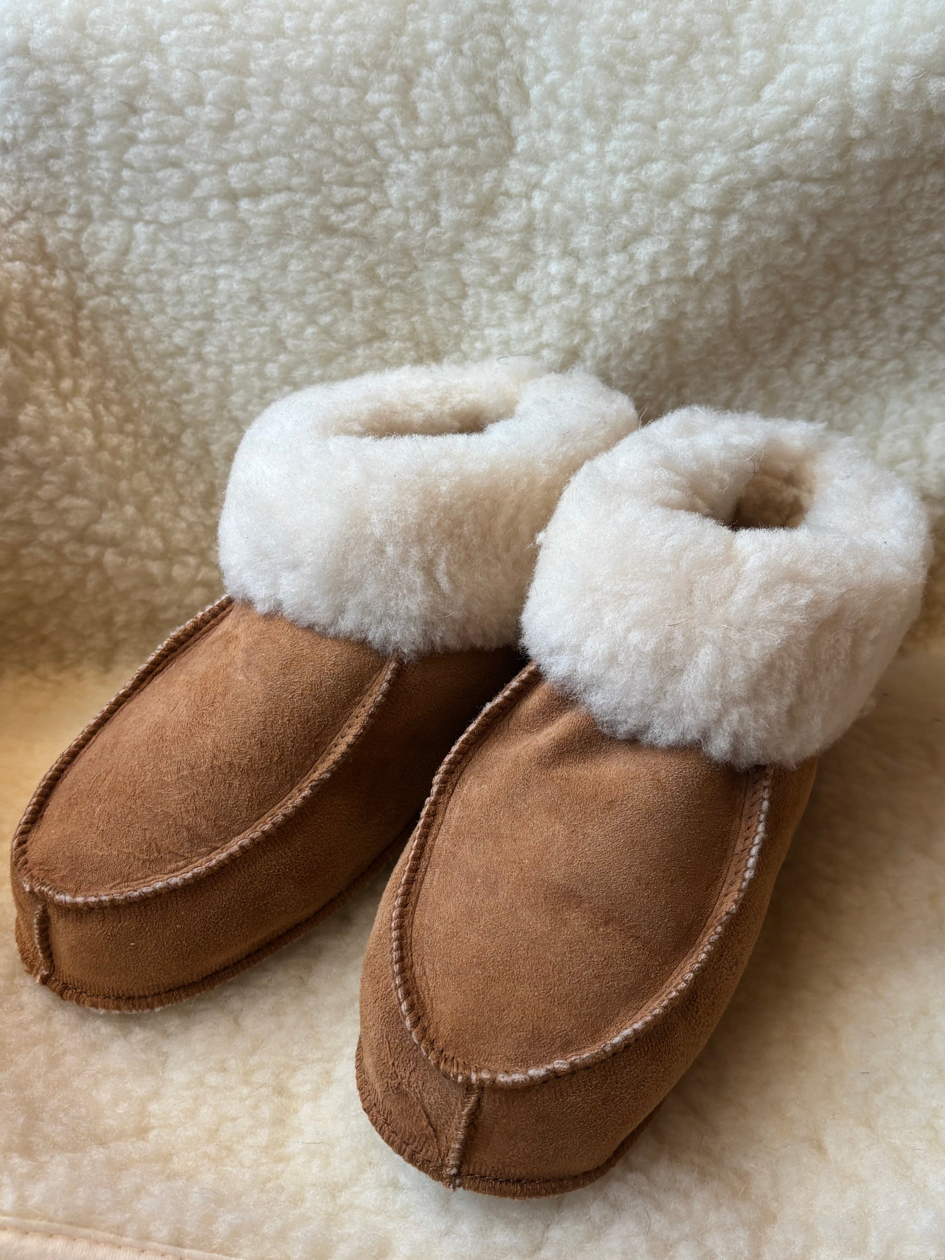 Sheepskin slippers