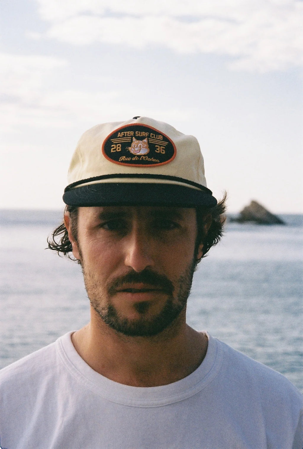 Cap After Surf Club Yellow and black・Rue de l'Océan