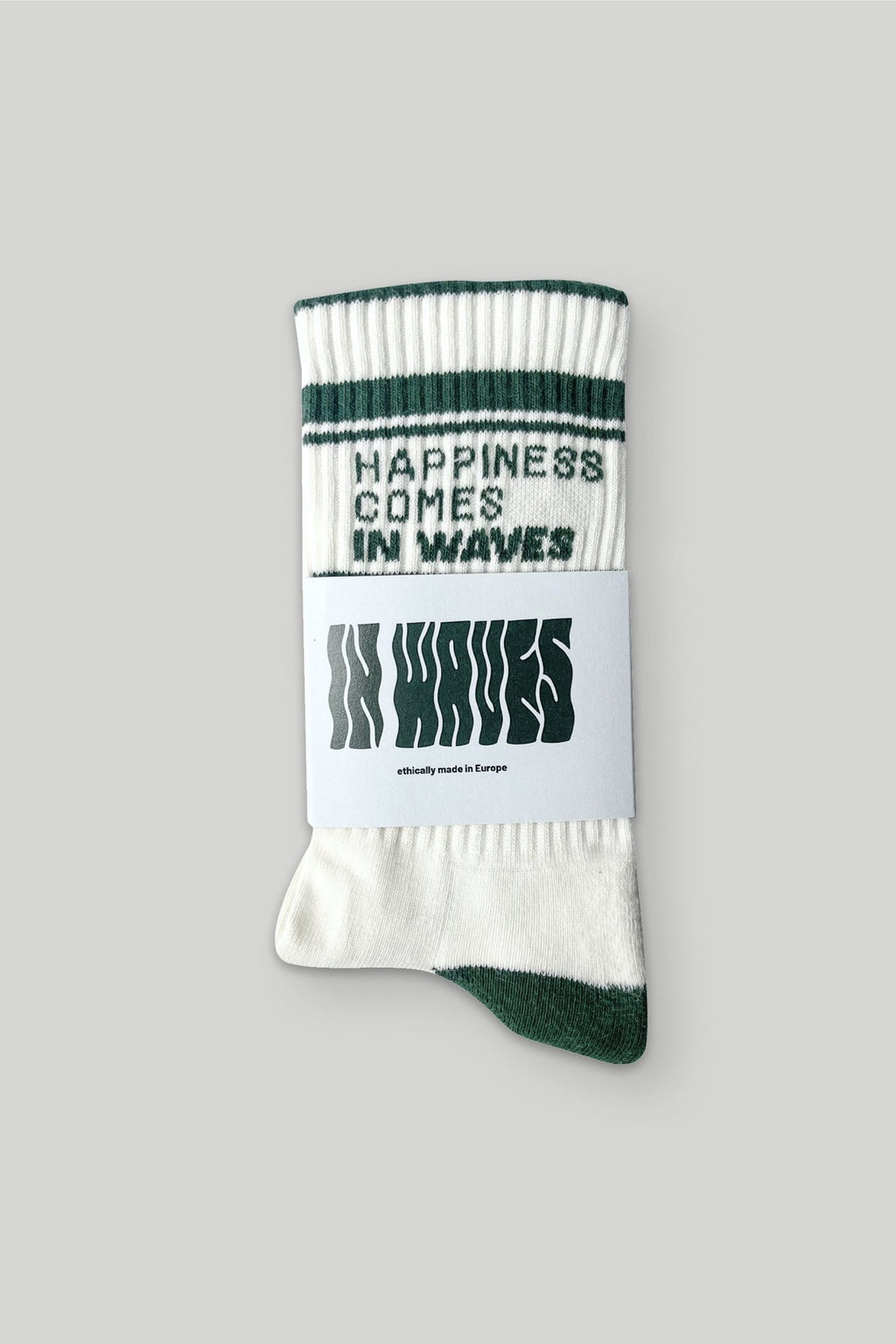 Happiness Green • In Waves Socks