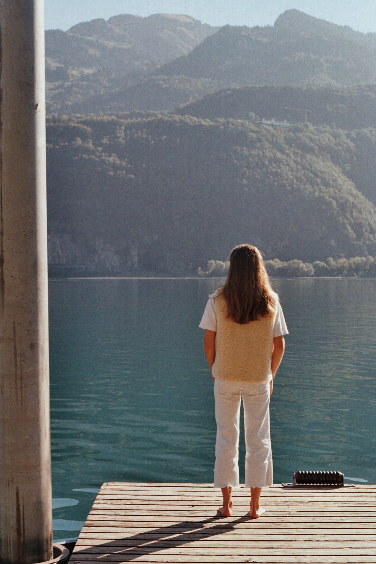 Sheepskin wool cream jacket