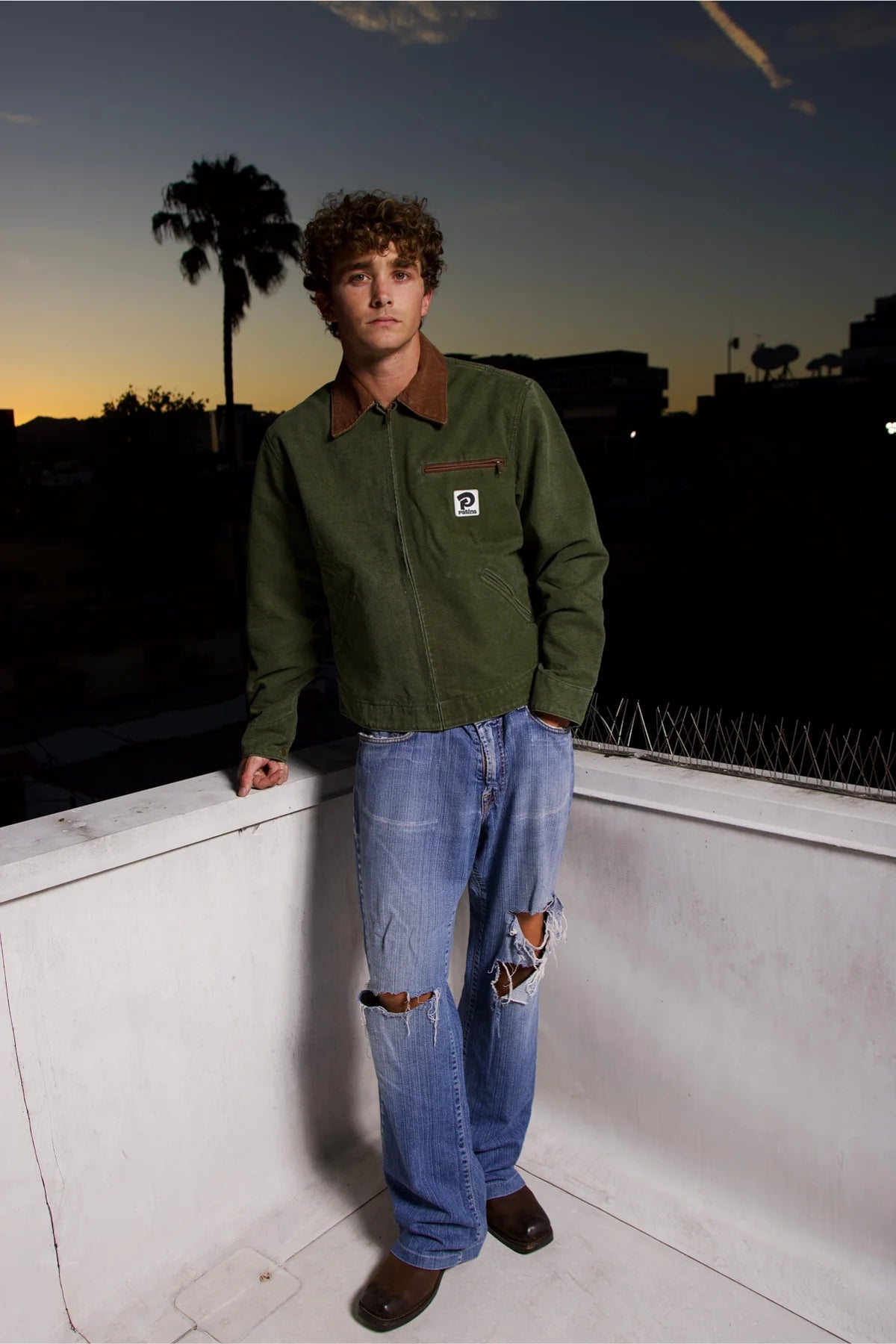 PATINA・Work Jacket・Green