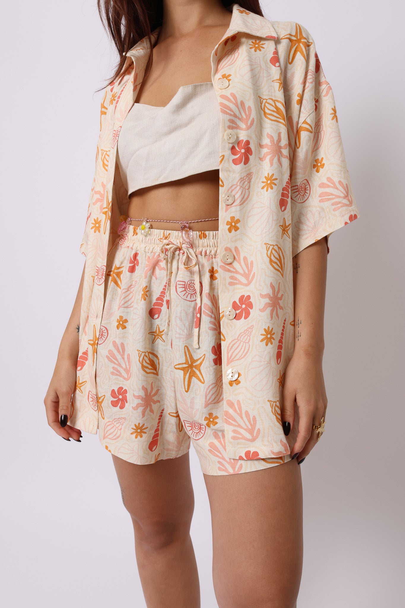 Seashell Shirt Unisex · Linen